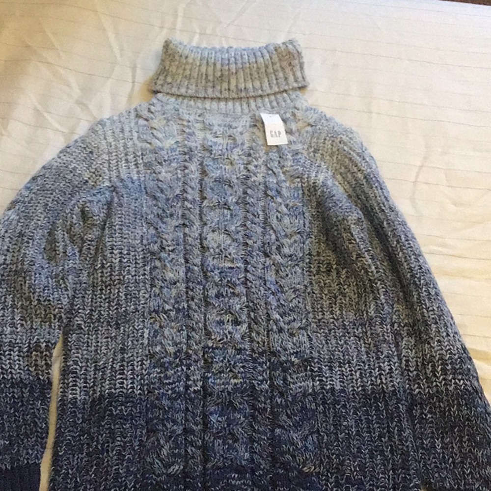 Knitted long sweater